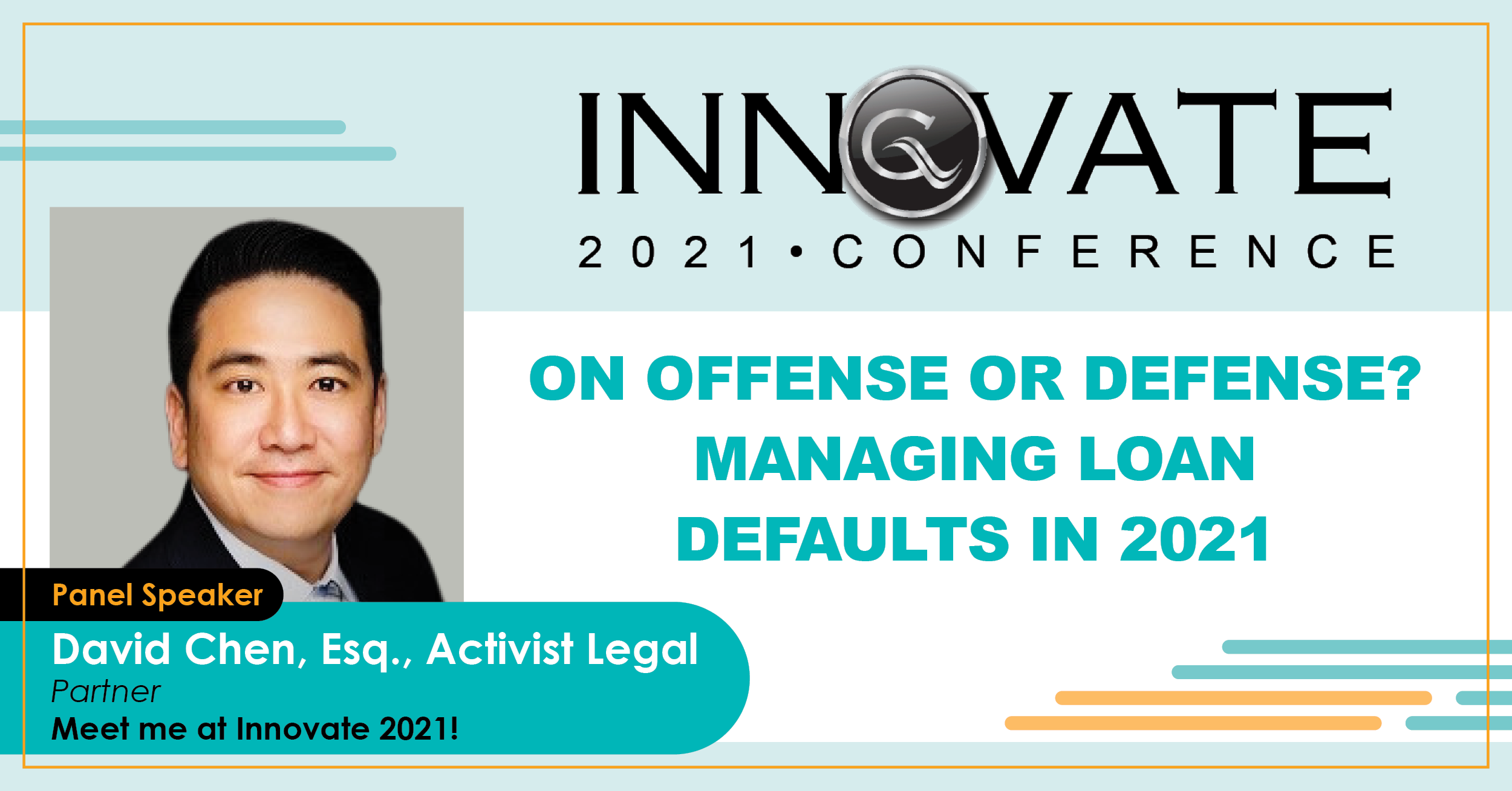 David Chen – Meet me at Innovate 2021